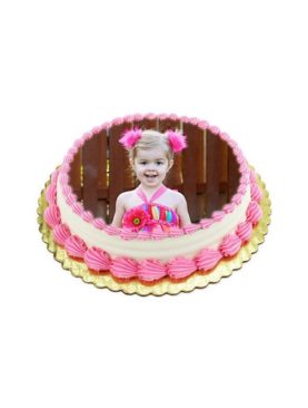 5lbs Personalised photo cake