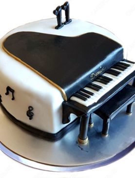 PIANO CAKE - 3 KG (FOUNTAIN CREAM)