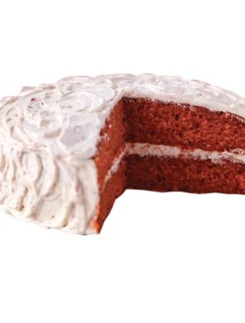 STRAWBERRY EGG LESS CAKE 500GMS