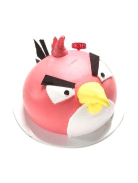 ANGRY BIRD FACE CAKE 2 pound